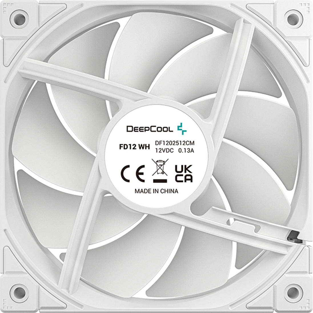DeepCool FD12 WH-3 IN 1 | 120mm case fans | PWM 400–2050 RPM | White 3-pack