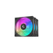 DeepCool FD12 ARGB-3 IN 1 | 120mm case fans | ARGB PWM | Black 3-pack