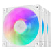 DeepCool FD12 ARGB WH | 120 mm case fans | 3-pack | White