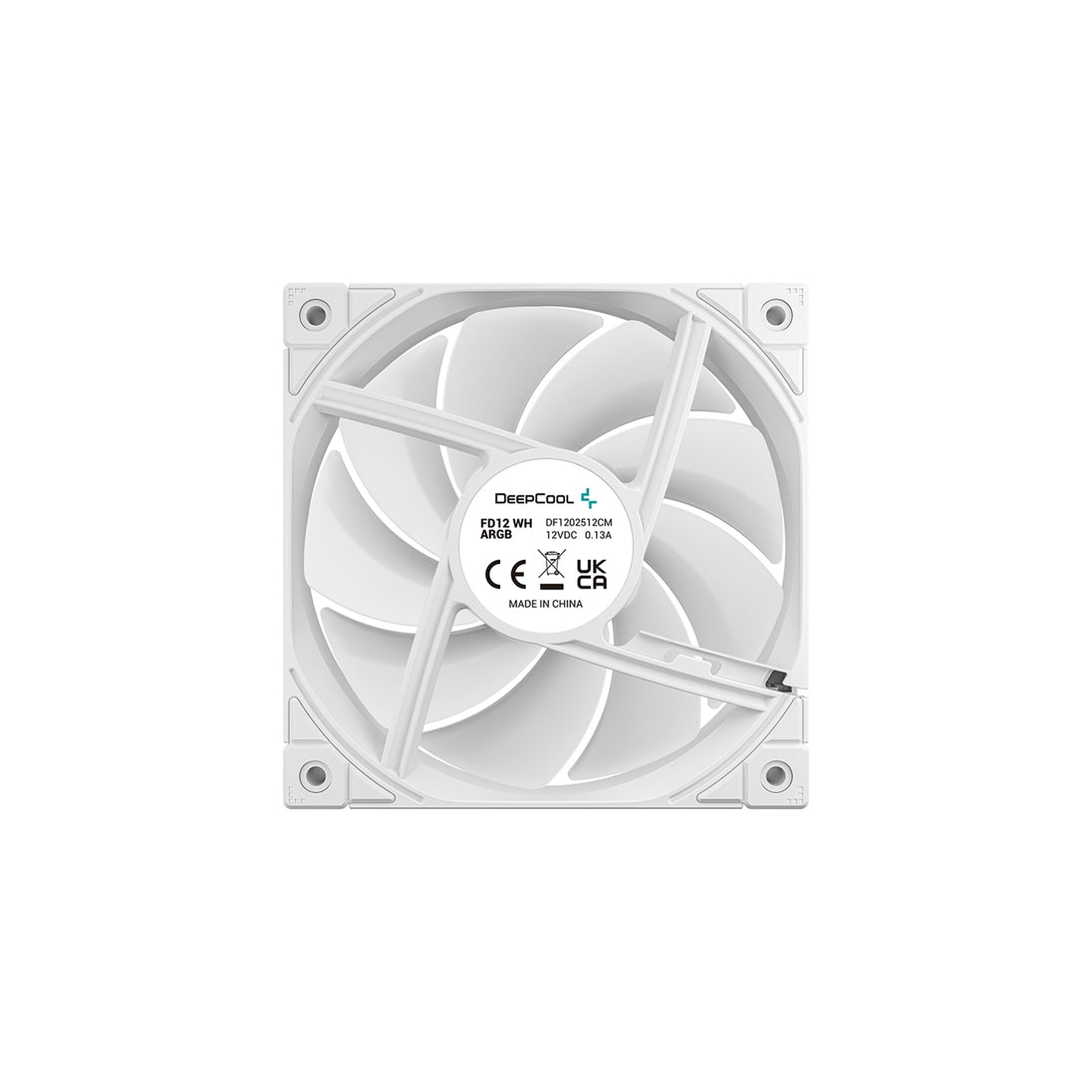 DeepCool FD12 ARGB WH | 120 mm case fans | 3-pack | White