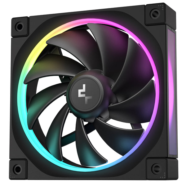 DeepCool FL12-3 IN 1 | 120mm ARGB case fans | 500–2150 RPM | Black 3-pack