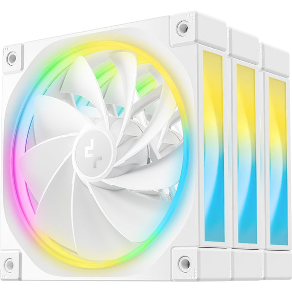 DeepCool FL12R WH-3 IN 1 | 120mm case fans | Reverse ARGB PWM | White 3-pack