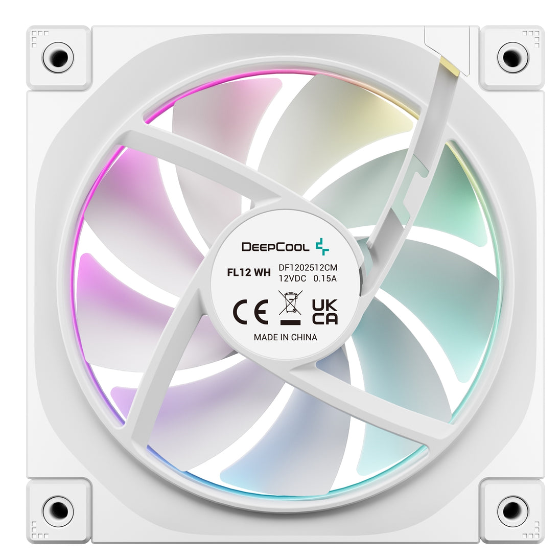 DeepCool FL12 WH 3 IN 1 | 120 mm ARGB case fans | 3 pack | White