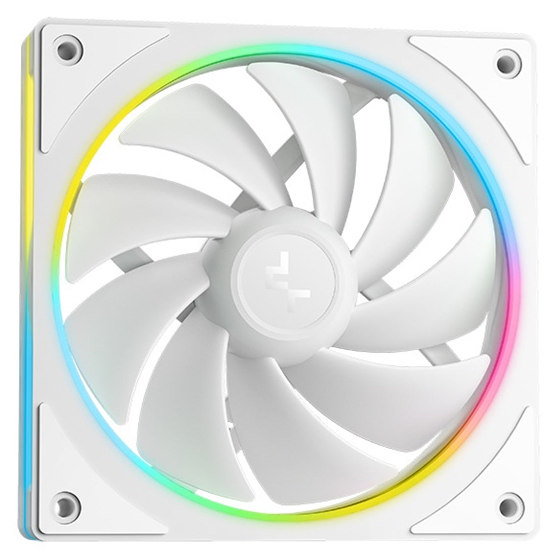 DeepCool LM240 WH | 240mm liquid CPU cooler | 2.4-inch IPS display | White