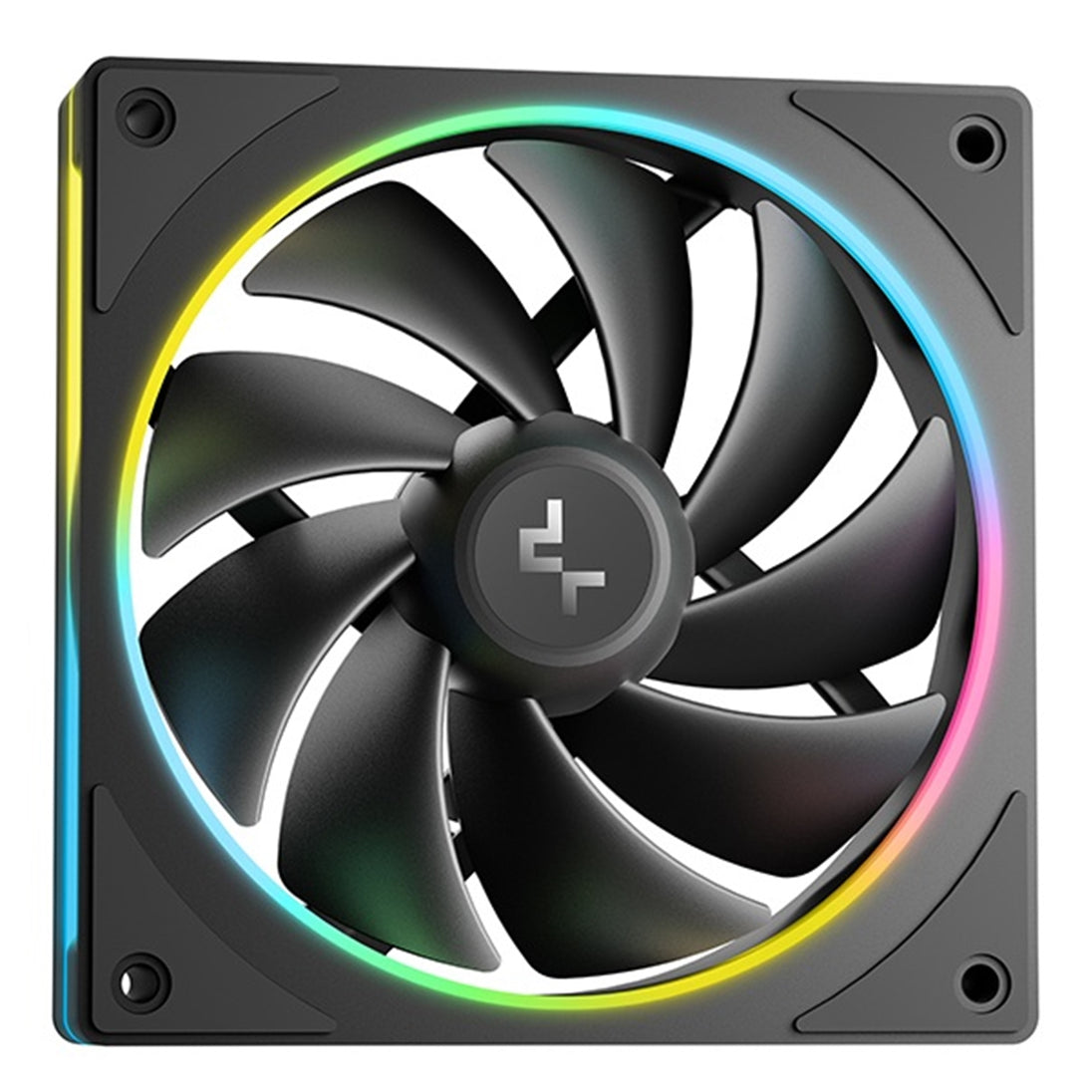 DeepCool LM360 | 360 mm liquid CPU cooler | 2.4-inch IPS display | Black
