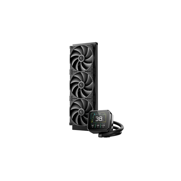 DeepCool SPARTACUS 420 | 420mm AIO Liquid CPU Cooler | 3.4-inch LCD | Black
