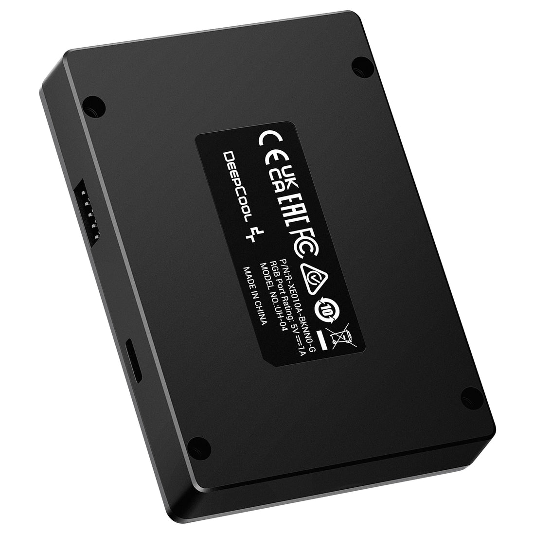 DeepCool UH-04 | Internal USB 2.0 hub | 1 to 4 headers | Black