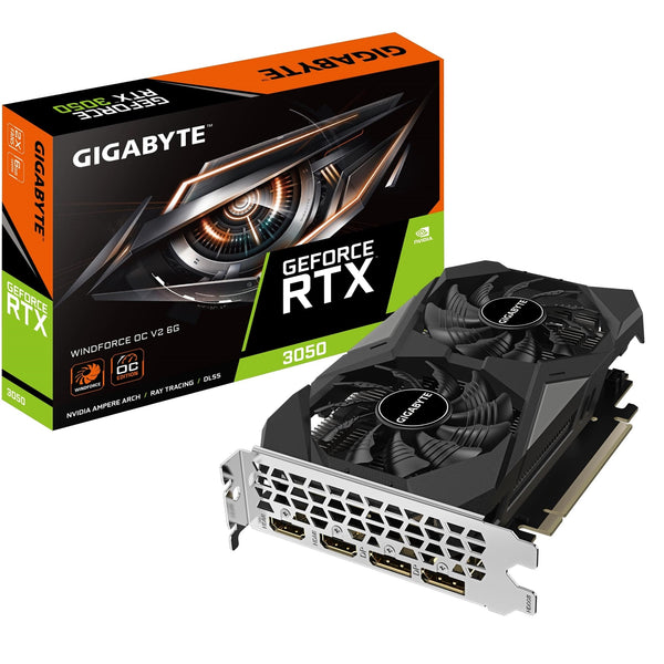 GIGABYTE GeForce RTX 3050 WINDFORCE OC V2 | Graphics card | 6GB GDDR6