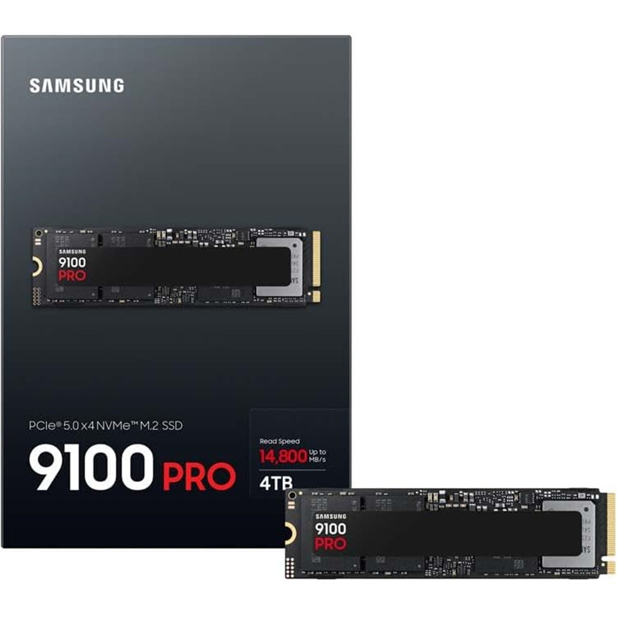 Samsung 9100 PRO | Internal SSD | PCIe 5.0 x4 NVMe 2.0 | 4TB