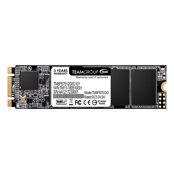 TEAMGROUP MS30 | 512GB M.2 SATA SSD | M.2 2280 | Up to 530MB/s Read