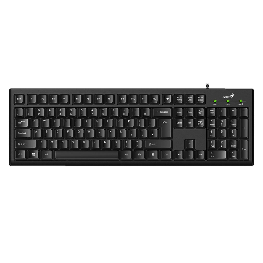 Genius Smart KB-100 | Wired keyboard | 12 function keys | Black UK layout