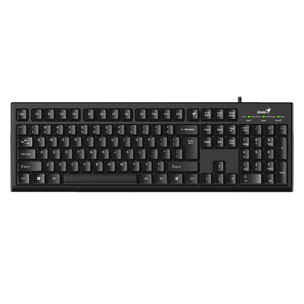 Genius Smart KB-100 | Wired keyboard | 12 function keys | Black UK layout