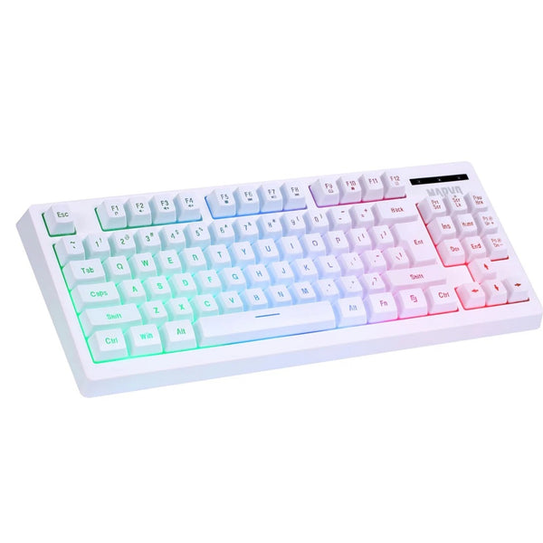 Marvo Loot 30 CM310 | Keyboard mouse and mat bundle | Wired RGB | UK white