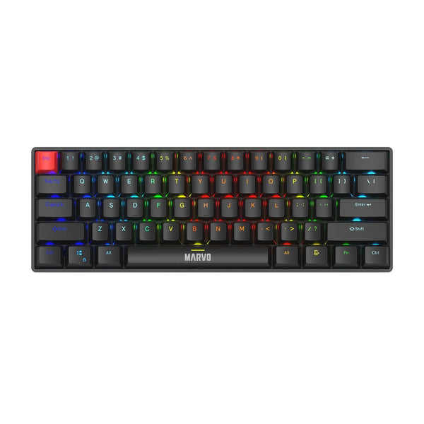 Marvo Saber 61 KG933G | Mechanical keyboard | RGB | UK 60% black