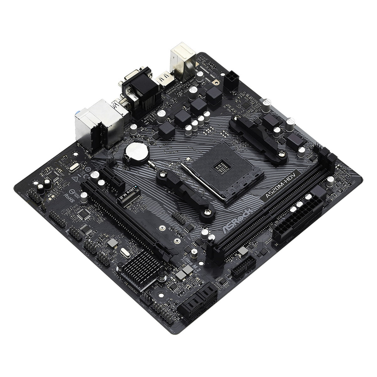 ASRock A520M-HDV | AM4 motherboard | DDR4 | Micro-ATX