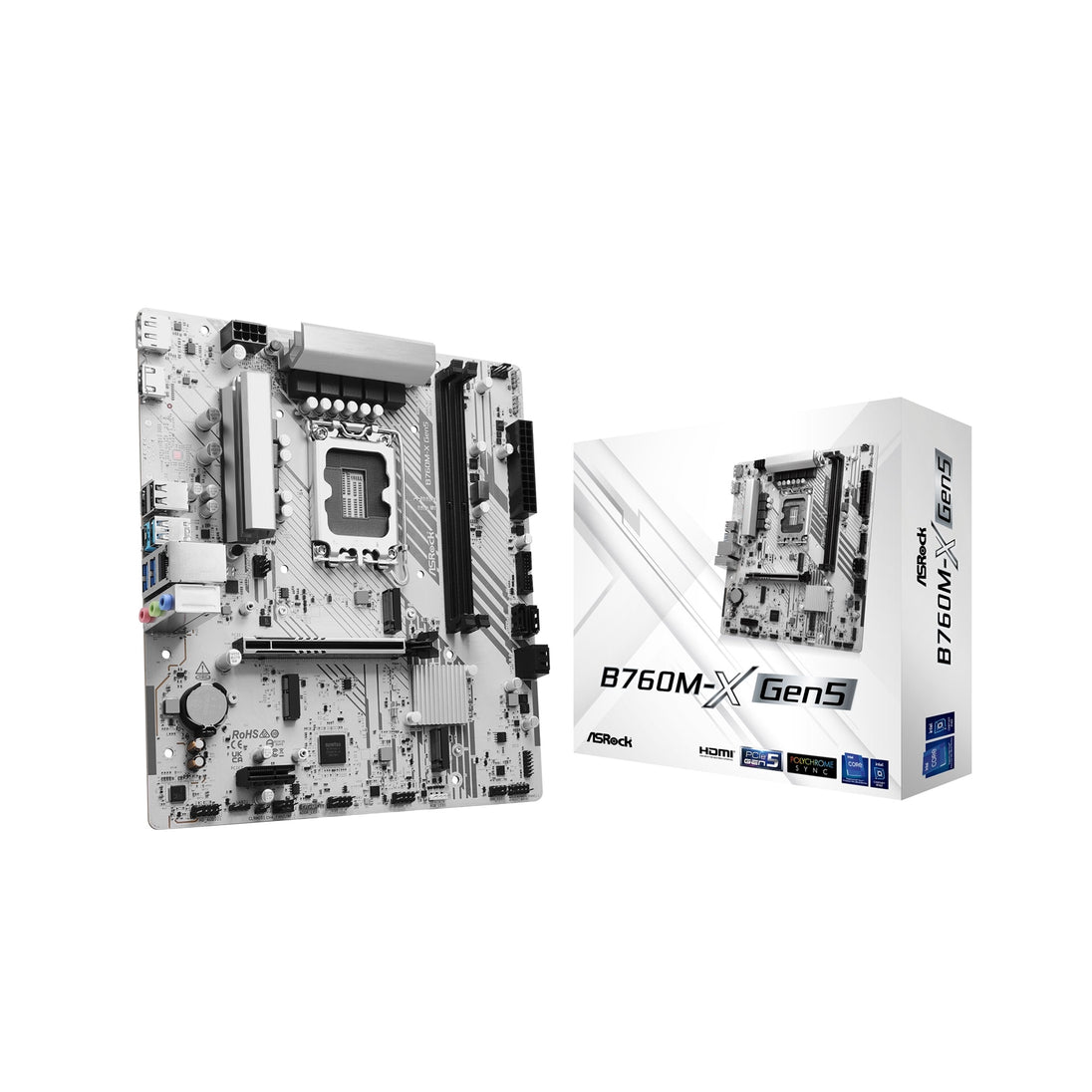 ASRock B760M-X Gen5 | Motherboard | LGA1700 DDR5 | Micro-ATX