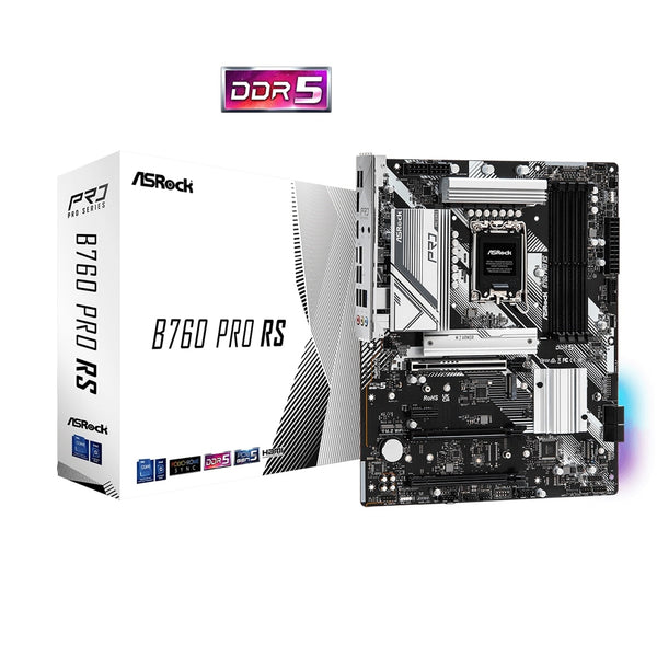 ASRock B760 Pro RS | Motherboard | LGA1700 4x DDR5 | ATX