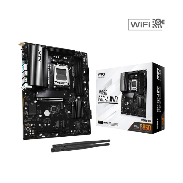 ASRock B850 Pro-A WiFi | AMD AM5 Socket Motherboard | ATX | 4x DDR5 Slots