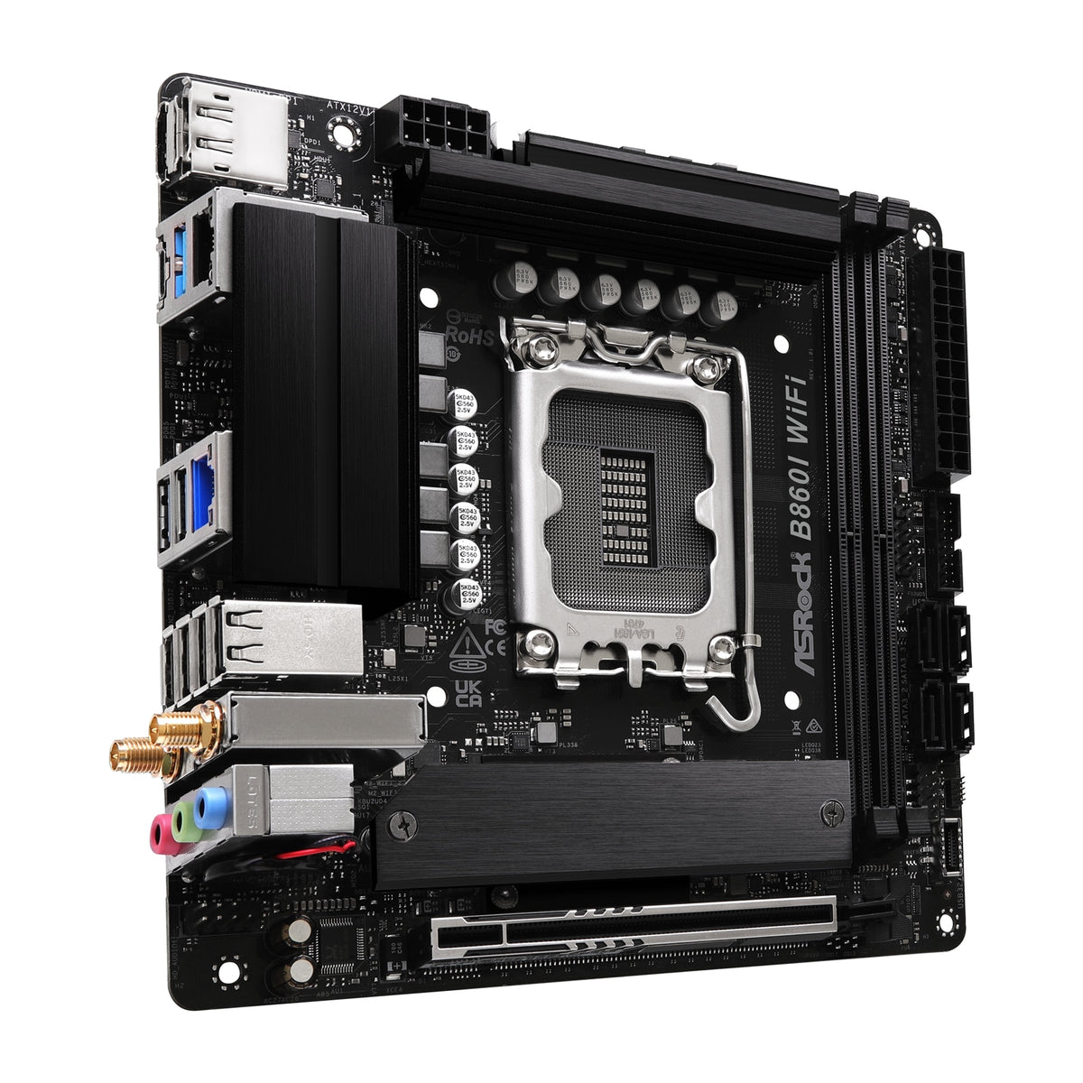 ASRock B860I WiFi | Motherboard | LGA1851 2x DDR5 Wi-Fi 6E | Mini-ITX