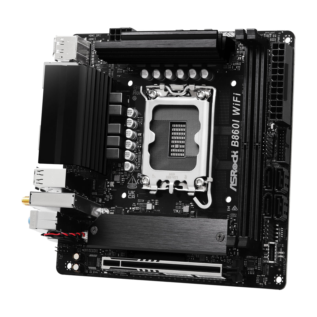 ASRock B860I WiFi | Motherboard | LGA1851 2x DDR5 Wi-Fi 6E | Mini-ITX