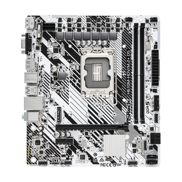 ASRock H610M-HDV/M.2+ D5 | Motherboard | LGA1700 DDR5 | Micro-ATX