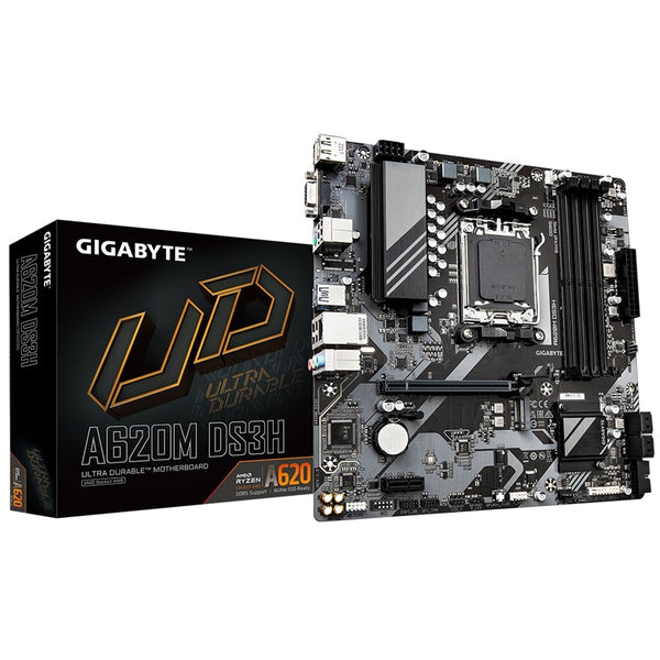 GIGABYTE A620M DS3H | Motherboard | AM5 DDR5 | Micro-ATX