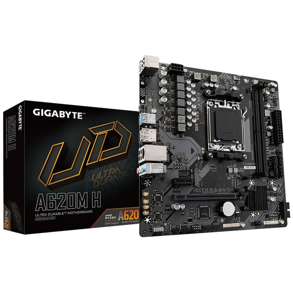GIGABYTE A620M H | Ultra Durable Motherboard | AM5 DDR5 | Micro-ATX