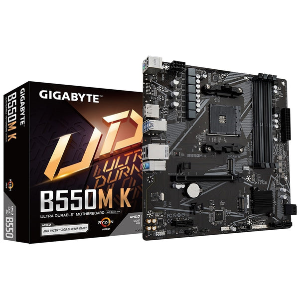 GIGABYTE B550M K Ultra Durable | AM4 Motherboard | DDR4 | Micro-ATX