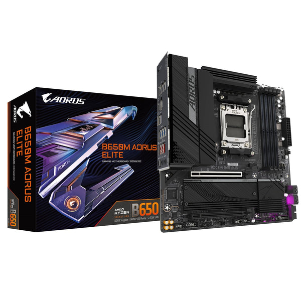 GIGABYTE B650M AORUS ELITE | AM5 Motherboard | DDR5 | Micro-ATX