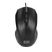 Evo Labs MO-128 | Wired USB optical mouse | 800 DPI 3-button | Matte black
