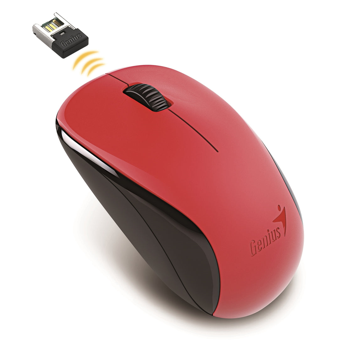 Genius NX-7000 | Wireless mouse | 2.4GHz USB-A receiver | 1200 DPI | Passion red
