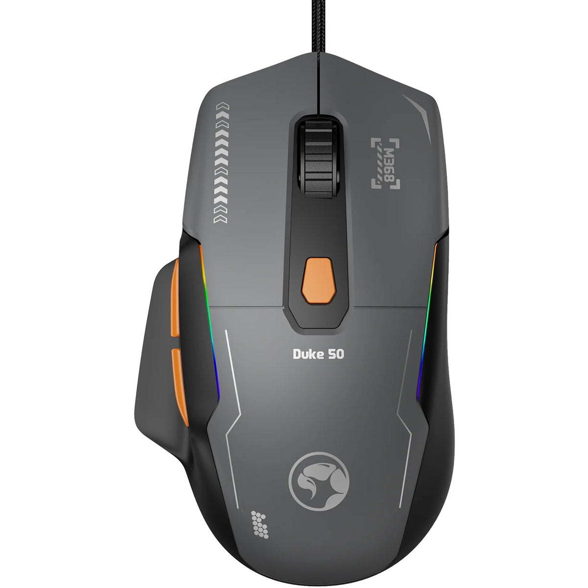 MARVO Duke 50 M368 | Wired gaming mouse | 12800 DPI 1000Hz RGB | Black