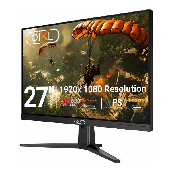 piXL X-Series GS27IDPHA | 27-inch gaming monitor | Full HD IPS 200Hz | Black