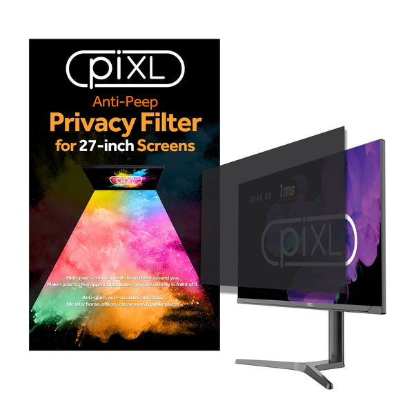 piXL SCRPRO27 | Monitor privacy screen filter | 60° viewing angle | 27 inch 16:9