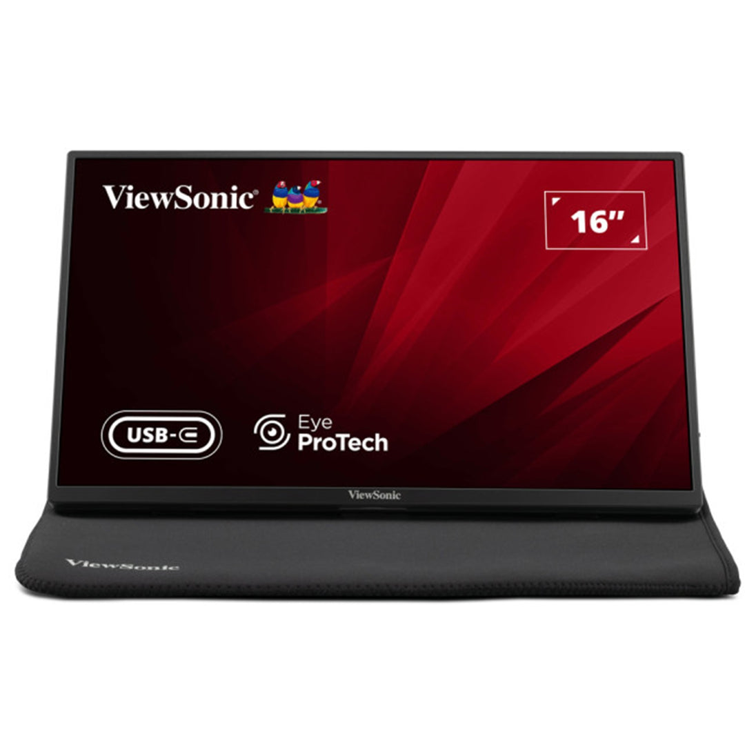 ViewSonic VA1650 | Portable monitor | 16-inch Full HD IPS | Black