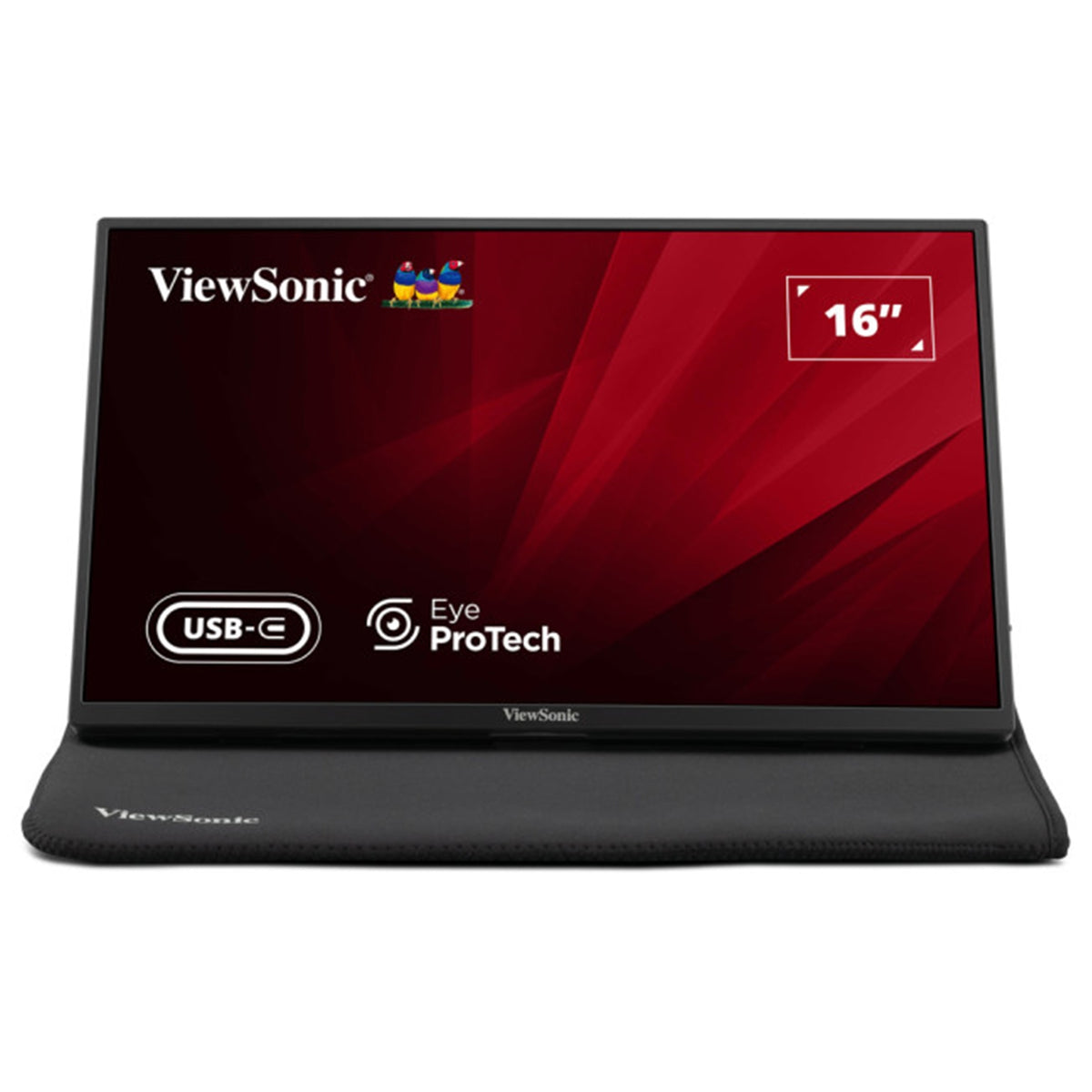 ViewSonic VA1650 | Portable monitor | 16-inch Full HD IPS | Black