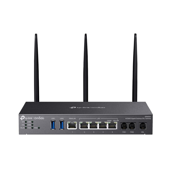 TP-Link Omada DR3650v | Wi-Fi 6 DSL gateway | AX3000 | Gigabit