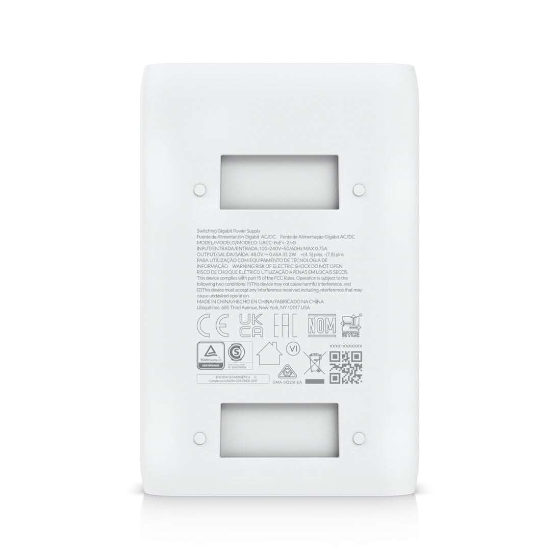 Ubiquiti UniFi 2.5G PoE+ Adapter | PoE injector | 30W 2.5 GbE