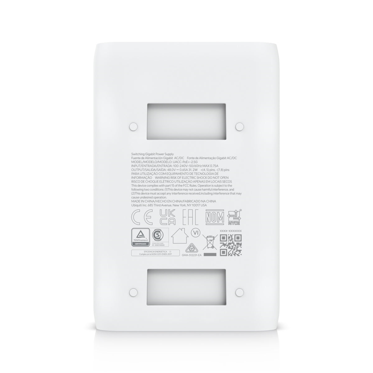 Ubiquiti UniFi 2.5G PoE+ Adapter | PoE injector | 30W 2.5 GbE