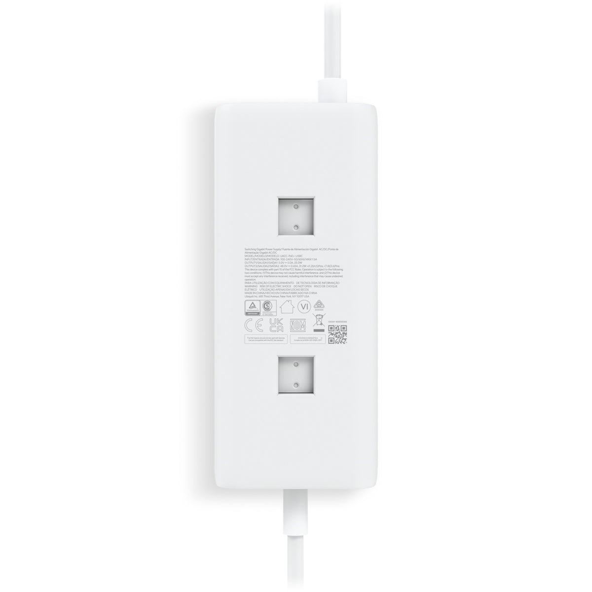 Ubiquiti UACC-PoE+-USBC | PoE integrated AC adapter | 30W PoE+ | USB-C 5V 5A