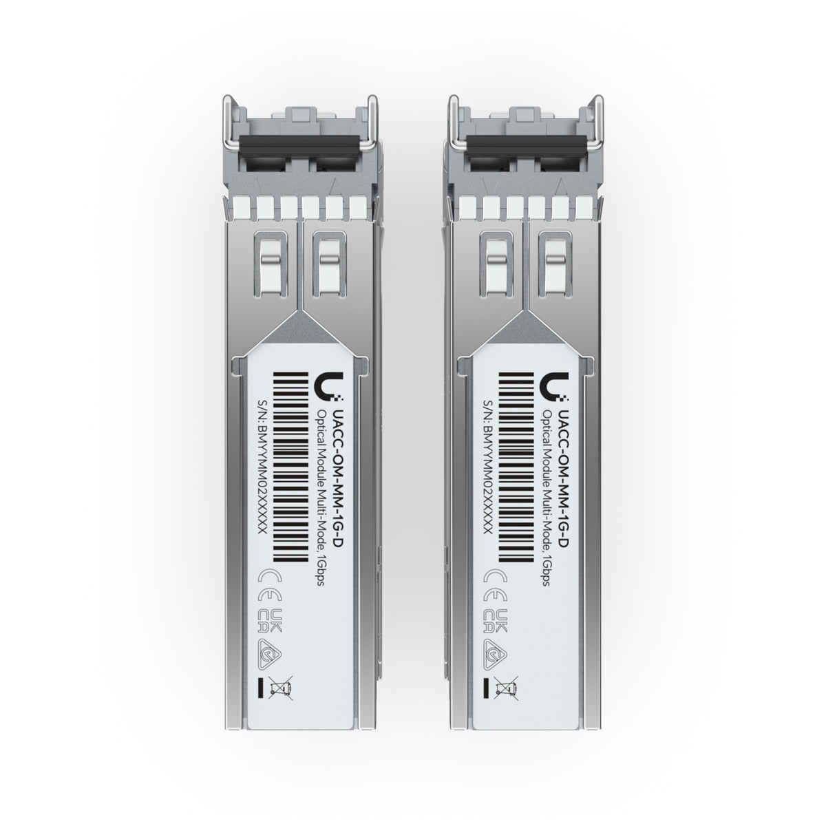 Ubiquiti UACC-OM-MM-1G-D-2 | 1G multi-mode SFP module | LC duplex 550m | 2-pack