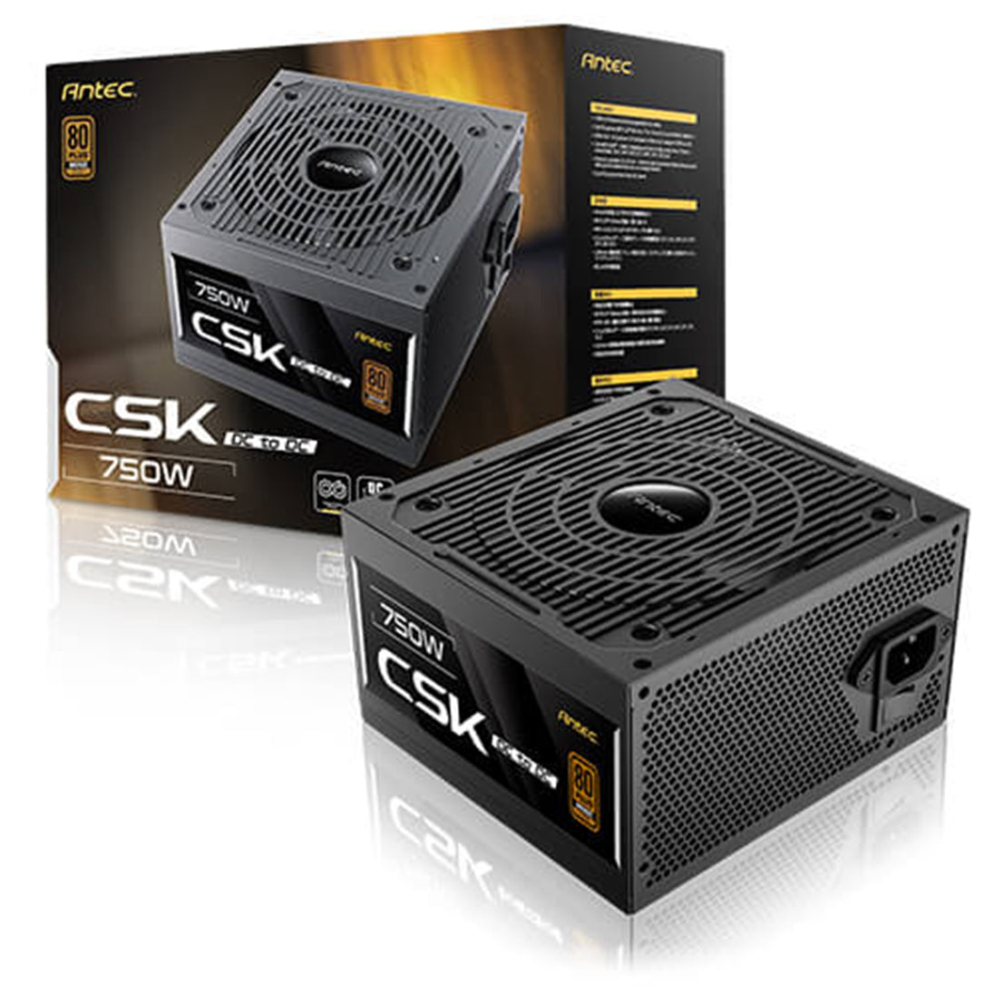Antec CSK DC | 750W power supply | 80 PLUS Bronze | Fully wired