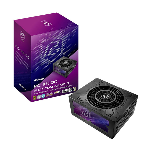 ASRock Phantom Gaming PG-1000G | 1000W ATX PSU | 80 PLUS Gold | Black