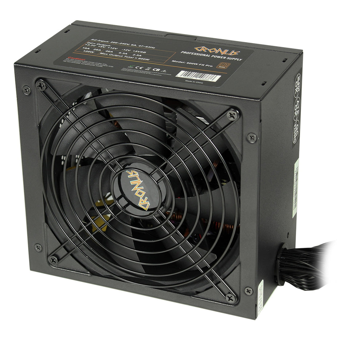 Cronus FX PRO 600W | ATX power supply | 80 PLUS Bronze