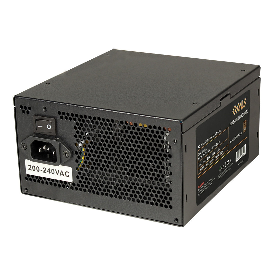 Cronus FX PRO 700W | ATX power supply | 80 PLUS Bronze | Non-modular | Black