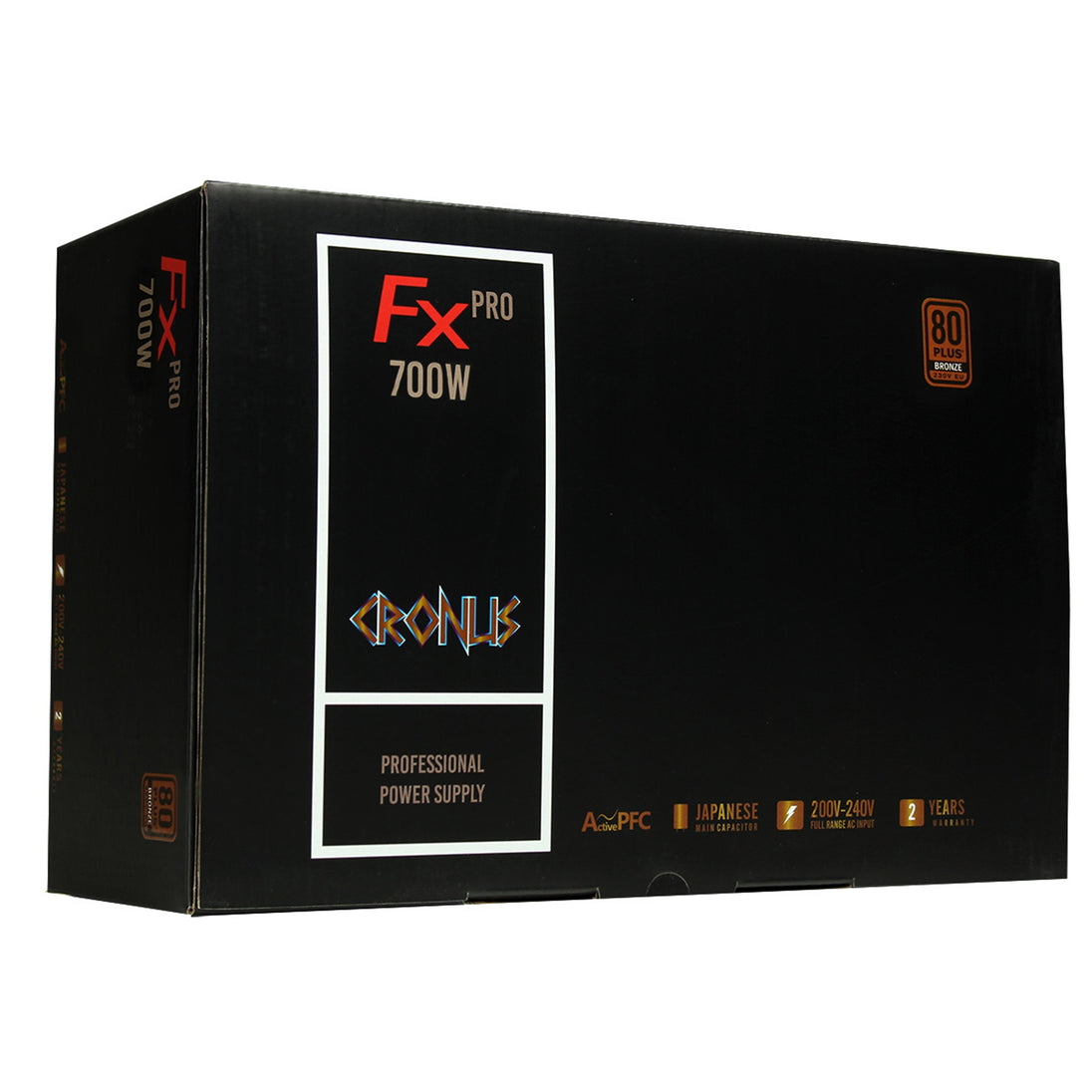 Cronus FX PRO 700W | ATX power supply | 80 PLUS Bronze | Non-modular | Black