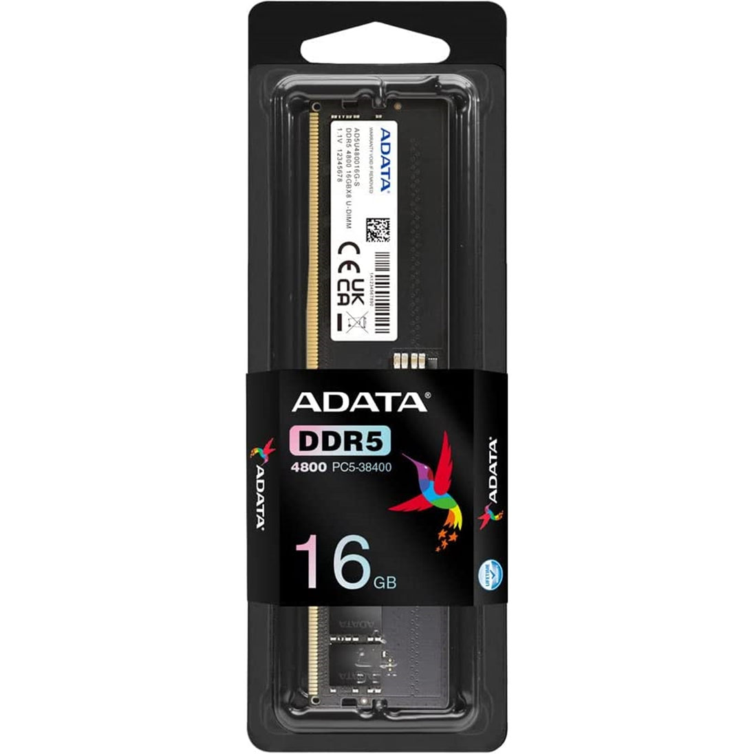 ADATA Premier AD5U480016G-S | 16GB DDR5 desktop RAM | 4800 MT/s | Single module
