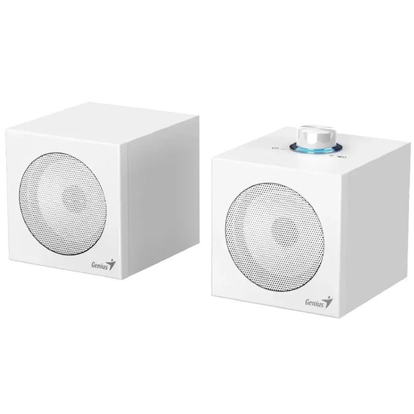 Genius SP-HF300U | USB stereo speakers | 4W RMS with USB-A and USB-C | White