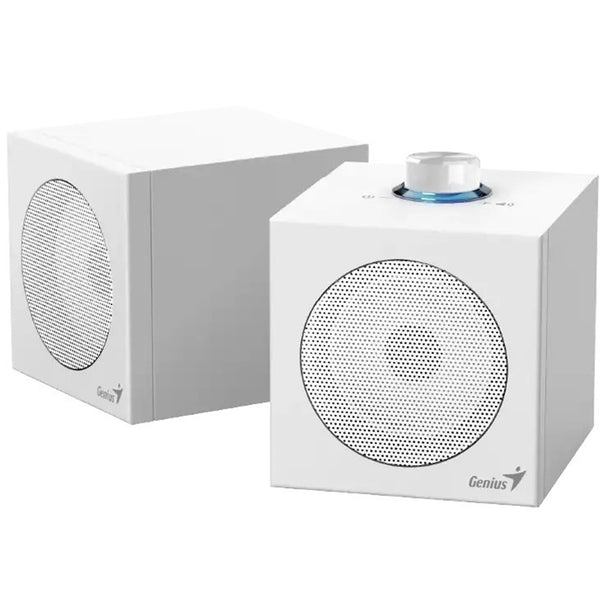 Genius SP-HF300U | USB stereo speakers | 4W RMS with USB-A and USB-C | White
