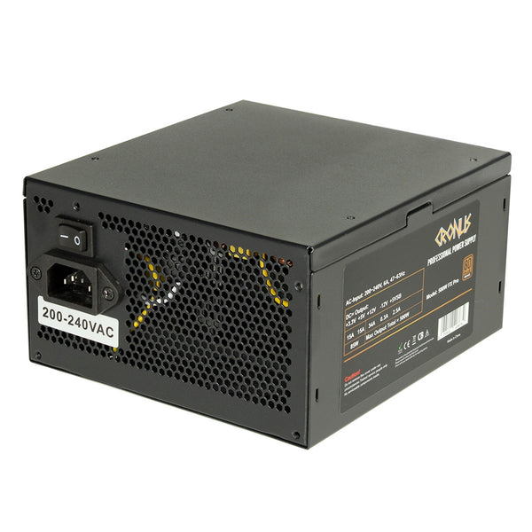 CRONUS FX Pro 500W | ATX power supply | 80 PLUS Bronze | Non-modular | Black